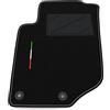 Somer Car Tappetino Auto SOLO LATO GUIDA 1pz compatibile con Peugeot 207 CC - Coupé Cabrio 2007-2013 | 1 tappeto su misura in moquette, bandiera Italia