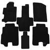 J&J AUTOMOTIVE Tappetini in Tessuto per Honda FR-V 2004-2009, Set da 4 Pezzi Anteriori e Posteriori, di Velluto su Misura, Antiscivolo, Colore Nero