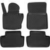 J&J AUTOMOTIVE Norm Liners Tappetini Auto su Misura per Bmw X3 E83 2003-2010, Set da 4 Pezzi, 3D in Gomma TPE, Antiscivolo, Inodore, Colore Nero