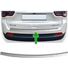 Modifycar Paraurti Posteriore adatto per Jeep Compass II | Dal 2017 Acciaio Inox Opaco Protezione per Bordo Bagagliaio Carico