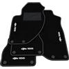 Generico Tappetini compatibili con Alfa Romeo 166 1998-2003 no decoro, kit tappetini auto personalizzati, set tappeti in moquette, tappeto auto