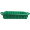 MAGICLULU Vaschetta Drenaggio Olio Verde in Plastico per Riparazione Auto, Contenitore Scarico Olio Motore Design Salvaspazio e Impilabile