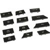 YFQAZXSW Kit di riparazione for tasti chiave auto, 12 pulsanti, for interruttore riscaldamento aria condizionata, for BMW, for Serie 5, for F07 GT, for F10, for F11, for Serie 6, for F06, for F12, for F13