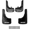 apline Compatibile con Peugeot Bipper 2008-2017 Parafanghi anteriore + posteriore 4 pezzi KIT
