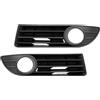 EASYSHOP24H Set 2 Griglia Paraurti Anteriore Sinistra e Destra Per Polo 9N 9N1 da 2005 a 2009 Cornice Mostrina Inferiore Copertura Fendinebbia Sinistro e Destro Lato Guidatore Passeggero