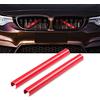 AggAuto Inserti per griglia per BMW F10 F20 F30 F25 Strisce per griglia per BMW Serie 1/2/3/4/5/6/7/X1/X2/X3/X4/X5 (F10 F11, Rosso)