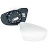 HZ-DESIGN Vetro Specchietto per Vetro Specchio Esterno Destro Compatibile Con Golf 6 (Nessun Variant) Touran 1T Riscaldabile Convesso