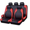 OKMNJHY 9Pcs Pelle Auto Set coprisedili, Per Peugeot 307 CC Coupe Cabrio 2003-2008 Pelle Impermeabile Set Completo Copri-Sedile Fodere Anteriori e Posteriori Set Coprisedili,C/9pcs Set Red