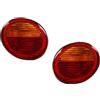 EASYSHOP24H SET 2 Faro Fanale Fanalino Posteriore Destro e Sinistro Compatibile Per New Beetle da 1998 a 2004 Gruppo Ottico Luce Stop Lato Passeggero e Guidatore