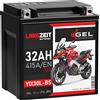 LANGZEIT Batterien LANGZEIT YIX30L-BS batteria moto 32Ah 12V 83200 senza manutenzione 30Ah