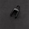 HYEPIVOT Ammortizzatore per moto da 20 mm, adattatori a U Clevis Gead con estremità a U, universale, per quad, colore: nero