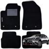 W-Parts SERIE 4 TAPPETI - TAPPETINI IN MOQUETTE NERI PER GIULIETTA DAL 2014 IN POI