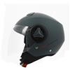 Generico Casco Demi Jet Scotland 120032 Elite Titanio (M)