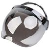 D DOLITY Visiera Bolla Bubble 3 Bottoni Snap Parabrezza Antinebbia Per Casco Moto Bonanza Biltwell