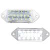 Vvhabpm LED Numero Luce Targa Per Mitsubishi Lancer Evolution X 2001 2002 2003 2004 2005 2006-2017 Gruppo Luci Targa A LED Bianco Xeno 3W 8341A099 MB623967(WHITE)