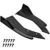 Generic 1 paio di spoiler per paraurti posteriore 'auto, diffusore per paraurti posteriore, splitter per minigonna laterale, protezione per paraurti, per migliorare la diffusione del flusso d'aria ad alta