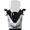 BRIXIAMOTO FABBRI parabrezza moto trasparente EXCLUSIVE compatibile con HONDA PCX 125 2018-2020