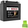 CLICK & GO COMPATIBILE CON PIAGGIO Vespa LX 4T 4V 50 da anno 2009 al 2013 BATTERIA BOSCH YB9-B FA103 GIA' PRONTA CARICA SIGILLATA BATTERIE ATTIVE 9 AH AMPERE 12 VOLT 136X76X34MM