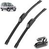 Autopixl Spazzole tergicristallo anteriori compatibili con Renault Kangoo 2 (2 porte posteriori) 2008-2020 Parabrezza Parabrezza Spazzola for pioggia for auto 22+22
