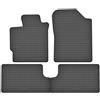 Motohobby Set di tappetini in gomma per Toyota Yaris III (dal 2011) - su misura
