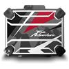 AZgraphishop KIT ADESIVI VALIGIE COMPATIBILE CON HONDA AFRICA TWIN CRF 1000 L 2016-2019 VHO-002-NWS (Candy Prominence Red, Top Case)