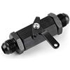 Kuuleyn Valvola di ritegno aria, valvola di ritegno carburante, valvola di ritegno Y974-10AN in lega di alluminio Refitting per tubo carburante AN10(Nero)