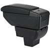 ZENVI Compatible with Volkswagen VW Polo Braccioli 2020-2024 | Può essere come supporto gomiti,Braccioli,Console Centrale Organizer Immagazzinaggio Scatola,Doppio Spazio