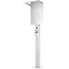 Kreainvent Supporto universale di alta qualità per wallbox in acciaio inossidabile con tetto e supporto per cavo EV