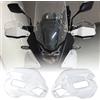 Midimttop Paramani per moto adatto per Transalp XL750 2023-2026 Leva freno Manubrio Paramani Protezione parabrezza XL750 Transalp 750 Accessori (Extension trasparente)