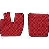 F-CORE Tappetini (autista + passeggero) camion compatibile per IVECO STRALIS S-WAY 03.19-12.23 ROSSO