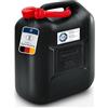 Hünersdorff No Tanica Carburante Standard da 20 Litri, HDPE Colore Nero, con omologazione Un, Accessori Rossi, Other