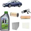 Generico Kit tagliando 5 filtri + 7L olio 5W30 Mobil ESP per Classe C W205 S205 C205 1598CC gasolio 180D 200D 180 200 Bluetec