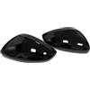 SASFZ Calotte Degli Specchietti Per Peugeot 208 2008 2012-2018 Copri Specchietto Retrovisore Laterale Ricambio Auto Rivestimento Esterno Parafango Calotta Specchio(Nero)