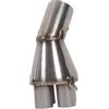 XVGUOYAN Moto Marmitta con Scarico Per BMW K75 K100 K100RS K1100 K 75 100 1100 RS Adattatore Tubo Scarico In Acciaio Inossidabile Aggiornamento Collettore 4 In 1 Moto Cafe Racer Tubo Scarico Moto(B)