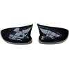 Isctxh Copri Specchietto Retrovisore Per Ford Per Focus Per MK2 Per MK3 2008 2009 2010 201-2017 Copertura Specchietto Retrovisore Laterale In Fibra Carbonio Nero Brillante(Carbon pattern)
