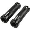VJUXGTLTX Manopole Moto Per SUZUKI Per BURGMAN 650 400 125 200 250 AN650 AN400 AN125 AN200 Manopole Moto Maniglia Grip Copertura(Black)