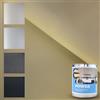 TENDAGGIMANIA Tessuto Cielo Auto Kit + Colla Power Alte Temperature - Modello Vellutino Colore Beige 185 - Misure L.2,5 MT X H.1,5 MT Ripara Tetto Auto Scollato