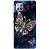 MUTOUREN Cover per Samsung Galaxy A42 5G Custodia in Silicone TPU Trasparenti Ultra Sottile Antigraffio Antiurto Protettivo Case con Pellicola Proteggi Schermo, Diamond Butterfly