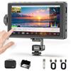 Desview A5 Touch Screen Camera Field Monitor 5.5 pollici 600nits 4K HDMI in/Out Monitor fotocamera esterna per DSLR con HDR 3D LUT Full-Waveform Peaking Focus Assist, parasole e custodia per il