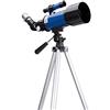 Generic Astronomia all'aperto, rifrattore astronomico con montatura AZ da 400 mm e apertura da 70 mm, per bambini da viaggio, per adulti, principianti di astronomia con borsa per il trasporto e treppiede