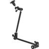 Jiawu Braccio Articolato Espandibile da 57 Cm, Braccio Magico a Articolata con Rotazione a 360° con Filettatura da 1/4 e una da 3/8, Supporto per Telecamera per Impianto Video/Luce LED