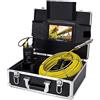 AUBEST Telecamera d'ispezione Telecamera di ispezione del tubo DVR 7 Monitor HD 1080P 8GB 20/30/50/100M SYANSPAN 23mm IP68 Scarico fognario Conduttura Endoscopio industriale(10m,23mm DVR)