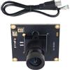 Pjeghbvop Webcam USB con sensore IMX577 Supporto Video 4K 12MP 3840x3040 30FPS Dotato Microfono Digitale Fotocamera Modulo Fotocamera Grandangolare