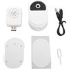KIMISS Videocitofono Wireless 1080P, Telecamera per Visione Notturna Grandangolare con Videochiamata Remota e Suono Chiaro per la Sicurezza Domestica, Installazione Semplice, Batteria a