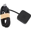 Sxhlseller Lettore di Impronte Digitali USB per PC 10 11 Hello, Scanner Biometrico con Cavo da 1,5 M, Porte di Tipo C e A, Chiave di Sicurezza in Lega di Zinco A 360 Gradi per Accesso PC (BLACK)