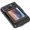 Dioche Fotocamera Digitale Film Camera Plastica Mini Outdoor 16Mp 720P 30Fps 4X Zoom Hd Videocamera Digitale Videocamera Oro (Nero)