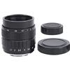 lvifloae 35 mm F1 7 C Monte TV Movie TV Focus fissa Lice a mirari a fuoco fisso Focus fisso micro singolo a circuito chiuso video zoom lente zoom nei parcheggi dei negozi e magazzini (Nero)