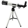 Generic Telescopio astronomico portatile di rifrazione monoculare 360X50 con treppiede portatile Sky Telescopio monoculare Ambito di osservazione spaziale regalo