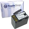 Trade-Shop Batteria agli ioni di litio ad alte prestazioni per fotocamera JVC GZ-MS-130BEU GZ-HM1 GZ-HM1SEU GZ-HM100 GZ-HM100E GZ-HM200 GZ-HM200BEU GZ-HM400 GZ-HM400E GZ-HM400E GZ-HM400000 EU GZ-HM. 1