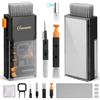 Tassmpitor Kit per la pulizia della tastiera del computer portatile, kit di pulizia tutto in uno per MacBook, iPad, iPhone, con spazzola e spray per tablet, Airpods, auricolari, schermo del computer, monitor del